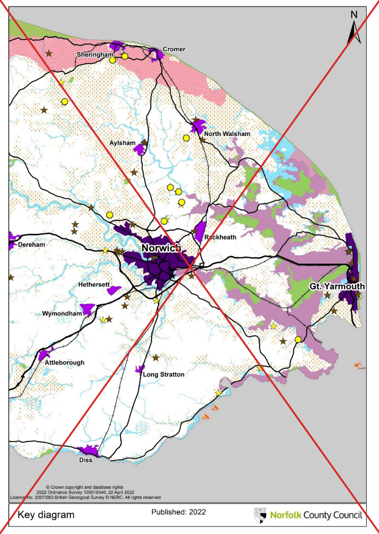 Key diagram East, shown as deleted